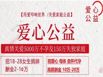 惠州市捐卵助孕生子 爱心志愿者招募